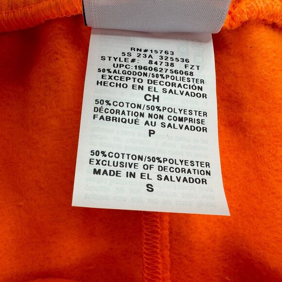 Champion Mens 10" Fleece Drawstring Sweat Shorts Laser Orange S - Picture 4 of 4